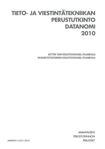 TIETO- JA VIESTINTÃTEKNIIKAN ... - Opetushallitus