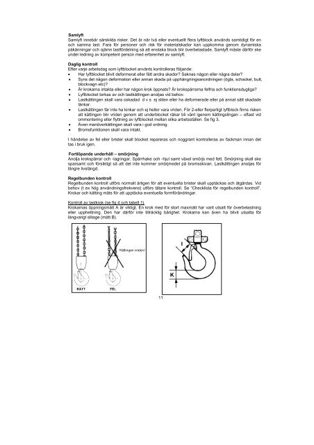 SVERO Chain Block -14 0.25 – 10 tonnes User instructions
