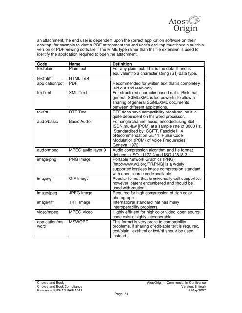 Choose and Book Compliance Document (PDF, 850Kb)