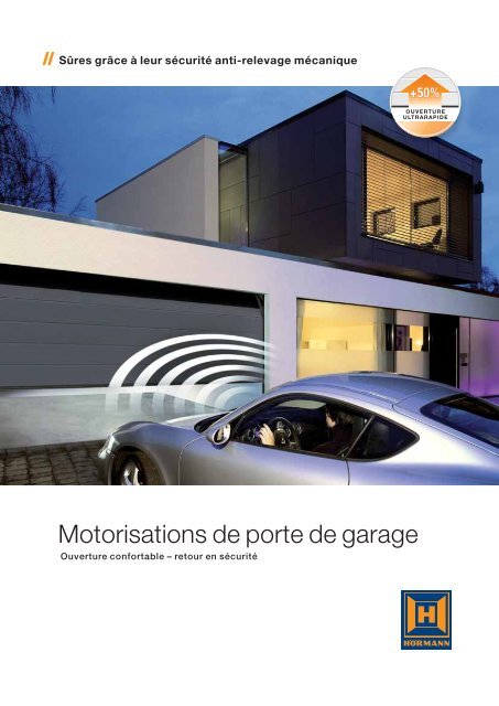 Motorisations de porte de garage - Forma-Bloc Portes de garage ...