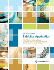 Exhibitor Application - AmericasMart Atlanta