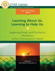 Learning about Us, Learning to Help Us: Supporting ... - STAR Center