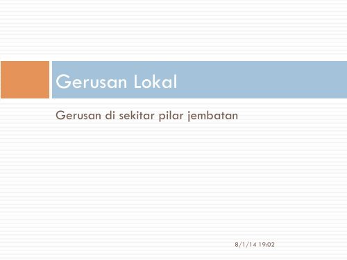 TS09 Gerusan Lokal - istiarto