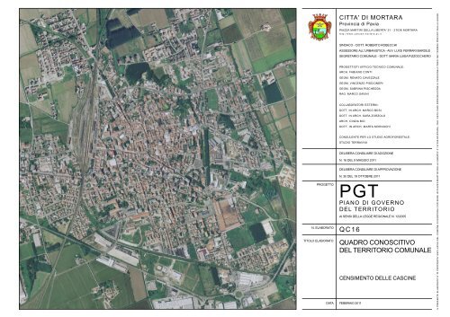 Censimento delle Cascine - Comune di Mortara