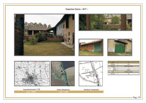 Censimento delle Cascine - Comune di Mortara