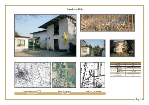 Censimento delle Cascine - Comune di Mortara