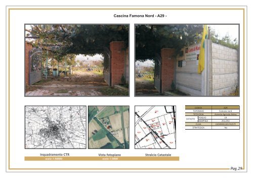 Censimento delle Cascine - Comune di Mortara