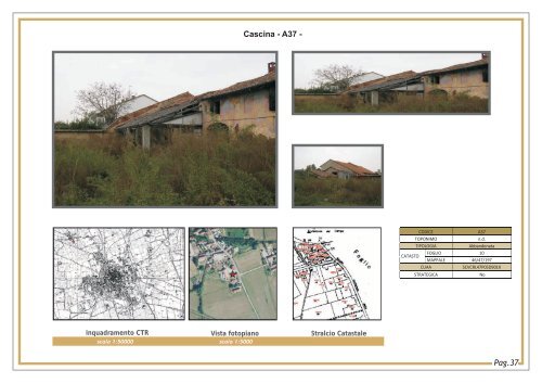 Censimento delle Cascine - Comune di Mortara