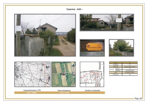 Censimento delle Cascine - Comune di Mortara