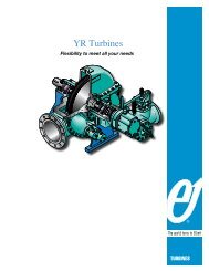 YR Turbines - Elliott Turbomachinery