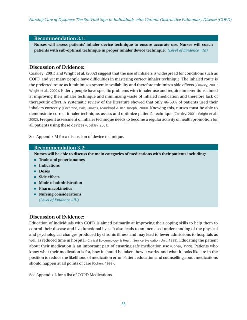 Nursing Care of Dyspnea: The 6th Vital Sign in Individuals with ...