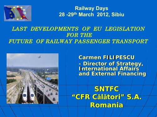Fourth Railway Package - Club Feroviar Conferences