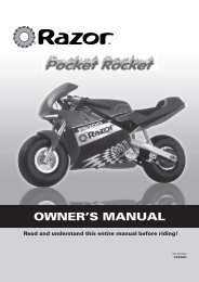 Owners Manual Pocket Rocket - V is for Voltage electric vehicle forum