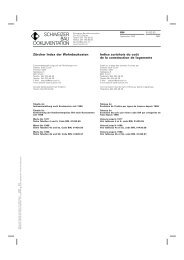 ZÃ¼rcher Index der Wohnbaukosten Indice zurichois du coÃ»t de la ...