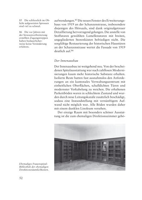 Denkmalpflege in der Stadt Bern 2001-2004 - Berner Zeitschrift für ...