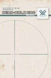 reticle bdc manual (pdf) - Vortex Optics