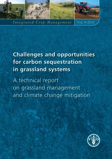 Challenges and opportunities for carbon sequestration in ... - FAO