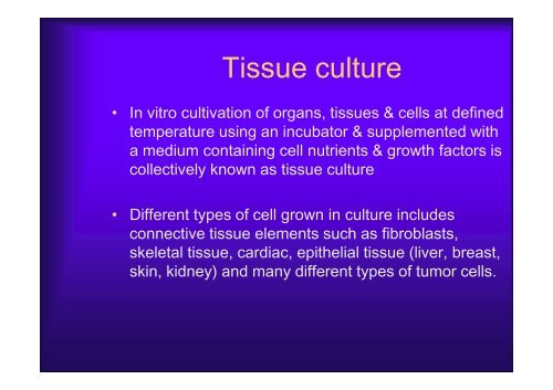 Basics of Cell Culture