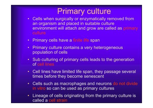 Basics of Cell Culture