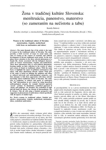 AntropoWebzin 3/2010.