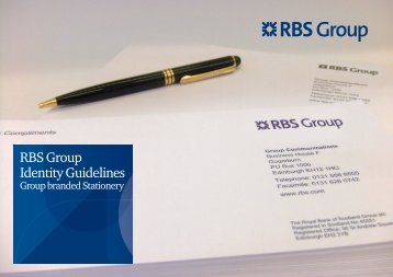 RBS Group Identity Guidelines