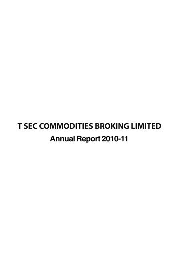 T Sec Commodities Broking Limited - Tata Capital