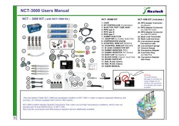 NCT-3000 Users Manual