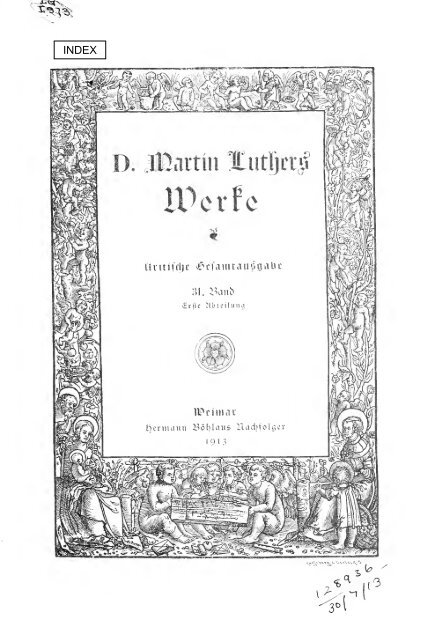 Psalmenauslegungen 1529/32 - Maarten Luther