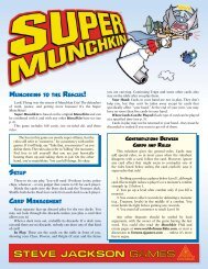 rules - Munchkin