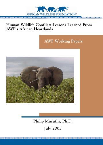 Human-wildlife conflict worldwide collection of case studies