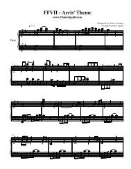 FFVII - Aeris' Theme - Piano Squall