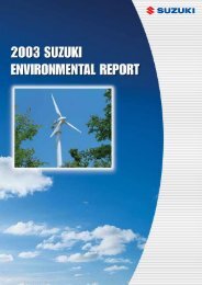 2003 Suzuki Environmental Report - global suzuki