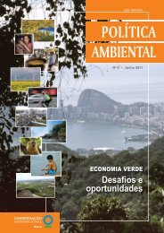 POLÃTICA AMBIENTAL - ConservaÃ§Ã£o Internacional