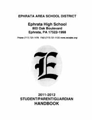 Ephrata High School - Ephrata Area School District