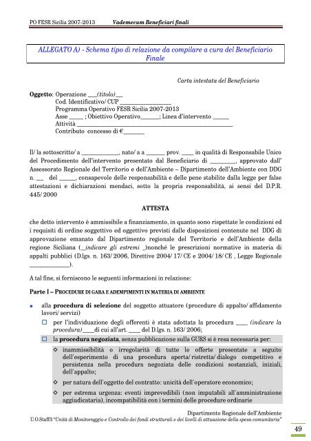 Vademecum beneficiari Sicilia.pdf - Regione Siciliana