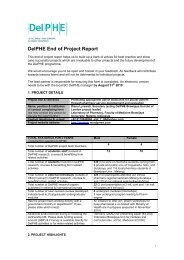 DelPHE End of Project Report - Blogs