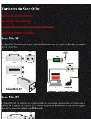 SonarMite Variants - Anhydre