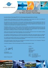 Brochure (PDF 3,85 MB) - IST AG Innovative Sensor Technology