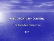 Post Secondary Journey - Swim Ontario