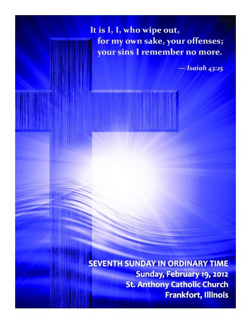 SEVENTH SUNDAY IN ORDINARY TIME SEVENTH SUNDAY IN ...