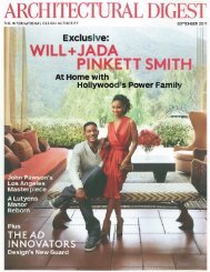 Architectural Digest Magazine (September 2011) - Caesarstone