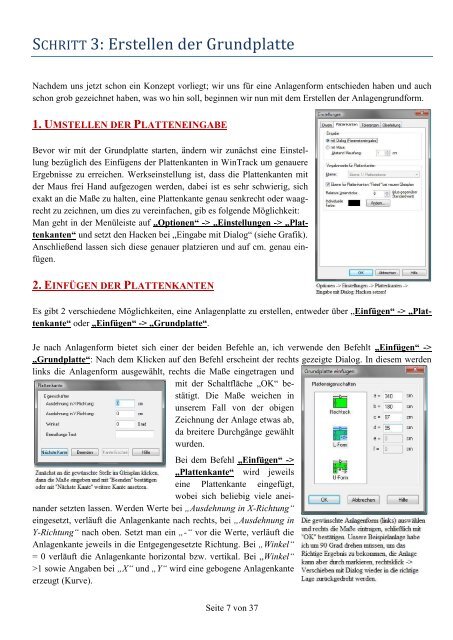 Grundlagen zur Anlagenplanung mit Wintrack - Weichen-Walter