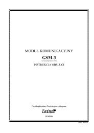GSM-3 instrukcja ogÃ³lna - Satel