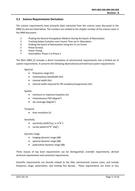 ska phase 1 system requirements specification - The Square ...