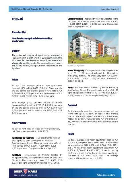Real Estate Market Report 20 Poland 12 - Ober-Haus