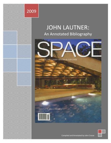 JOHN LAUTNER: - Triangle Modernist Houses