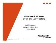 Wideband HF Data Over-the-Air Testing