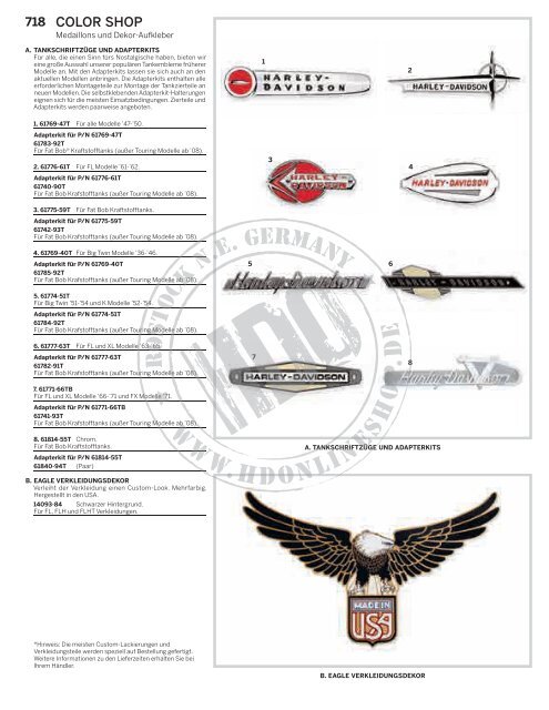 w w w.hdonline s h o p .d e - HARLEY-DAVIDSON Rostock GmbH