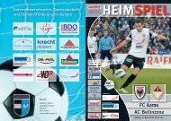 Saison 2012/2013 - Ausgabe 15: FC Aarau - AC Bellinzona