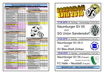 Naumburger SV 05 SG Union Sandersdorf